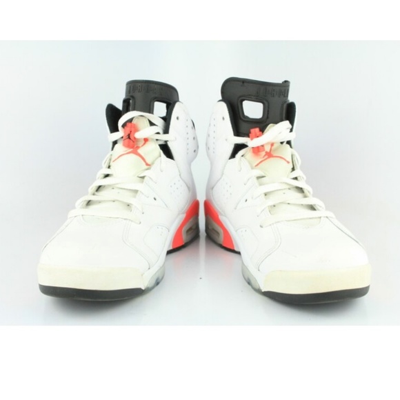 2014 JORDAN RETRO 6 INFRARED WHITE 9 (USED) - Picture 2 of 6